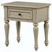 Charlton Home® Cleodis 1 - Drawer Nightstand Wood in Gray | 25.4 H x 24 W x 16.1 D in | Wayfair 23439923971A40C6977254F2A84289AC