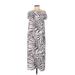 Casual Dress - Midi Open Neckline Sleeveless: Ivory Dresses - Women's Size Medium