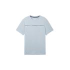 TOM TAILOR Herren T-Shirt mit Print, blau, Logo Print, Gr. XL