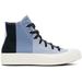 Blue & Navy Chuck 70 Patchwork Suede High Top Sneakers
