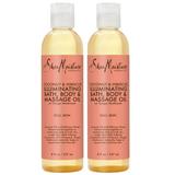 Shea Moisture Body Oil With Coconut & Hibiscus For Bath And Shower Coconut Massage Oil & Coconut Body Oil Shea Moisture Body Oil With Hibiscus Flower Extracts (2 Pack 8 Oz Ea)