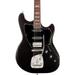 Guild Surfliner Deluxe Solid Body Electric Guitar With Guild Floating Vibrato Tailpiece Black Metallic