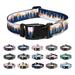 Mercano Adjustable Dog Collar - Special Design Patterns Soft Nylon Comfortable Durable Pet Collar for Small Medium Large Dogs (S Sunset Valley)