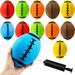 Puteraya 12 Pack Mini Inflatable Football 6.3 Inch Sports Rugby Football Pool Beach Ball Toys with Pump for Indoor Outdoor Sport Games Football Theme Birthday Party Favors 6 colors