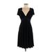 Nine West Casual Dress: Black Dresses - Women's Size 6