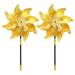 Apmemiss Clearance 2 Pack Reflective Pinwheels for Yard and Garden Wind Spinners Outdoor Bird Scare Devices Sparkly Windmills for Garden Decor Scare Birds Wind Spinners for Outside Patio Garden