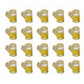 20 Pcs Simulation Beer Mug Models Miniature Beer Cups Home Decor Mini Ornaments Dollhouse Beer Cups