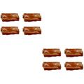 8 Pcs Pvc Dummy Food Simulated Braised Pork Ribs Barbecue Artificial Meat Child