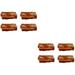 8 Pcs Pvc Dummy Food Simulated Braised Pork Ribs Barbecue Artificial Meat Child