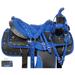 Western Trail Cordura Barrel Show Pleasure Royal Blue Saddle Tack 14 15 16 17 18 (17 )