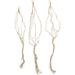 3 Pcs Pots for Plants Indoor Vase Vases Free Shipping Macrame Holder Hanging Net Flower Hanger Bag Coat