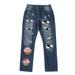 Womens Golf Pants Women s Jeans Boyfriend Jeans High Pro Wide Leg Jeans Woman Blue Jeans Size Baggy Sweatpants For Women