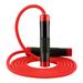 Jump Rope Weighted Skipping Exercise Supplies Gym Jumping Aluminum Alloy Bearing Fitness Silica Gel Red