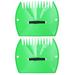 Cleaning Clip Yawn Rakes Leaves Collecting Plastics Leaf Hand Spoon Grabber 2 Pcs