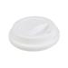 4 Pcs Disposable Coffee Cups Silicone Mug Lid Seal Food Grade White Travel