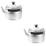 2 Count Aluminum Kettle Water Boiling Diffuser Boiler