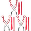 3 Sets Jar Opener Tool Can Lifter Kitchen Lifting Tools Major Household Red Plastic