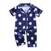 Wilucolt Girls Sleepwear Robes Baby Short Outfits Tops+Pants Sleepwear Pajamas Print Toddler Girls Dot Sleeve Girls Outfits&Set