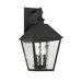 Savoy House 5-792-BK Harrison Matte Black 3 Light Outdoor Sconce (11 W x 22 H)