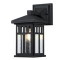 Westinghouse Lighting 6120800 Burnham Outdoor Wall Fixture Textured Black