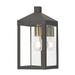 One Light Outdoor Wall Lantern 6.25 inches Wide By 12.75 inches High-Bronze Finish Bailey Street Home 218-Bel-2513064