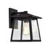 Chloe Lighting 1-light Textured Black Outdoor Wall Lantern 11.5H x 8.75W x 9D