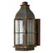 1 Light Small Outdoor Wall Lantern in Traditional Style 4.75 inches Wide By 12.5 inches High-Sienna Finish-Incandescent Lamping Type Bailey Street