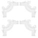 4 Pcs Ceiling Panels Wall Ceiling Molding Corner Retro Ceiling Molding Corner Ceiling Molding Corner Panel