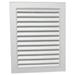 Large Rectangular Gable Vent 22 In W X 28 In H 74 Sq-In Polypropylene 22 X 28 White