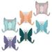 Hook Coat Hangers 6 Pcs Free Punch Butterflies Shaped No Trace Butterfly Clothes Stickers Pp