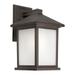 Forte Lighting - Cardiff - 1 Light Outdoor Wall Lantern-13.5 Inches Tall and 8