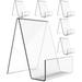 Transparent Display Stand Book Cases Easel Rack Displaying Acrylic Desktop Bracket