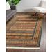 Rugs.com Kashkuli Gabbeh Collection Rug â€“ 3 3 x 5 3 Blue Medium Rug Perfect For Entryways Kitchens Breakfast Nooks Accent Pieces