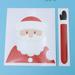 Windscreen wiper sticker 1Pc Creative Santa Claus Windscreen Wiper Sticker Delicate Car Windshield Waving Arm Wiper Decal Car Decoration (Styling 6)