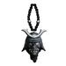 SDJMa Car Hanging Pendant with Samurai Helmet Car Rear View Mirror Charm Fashion Pendant Car Decoration Auto Ornament Accessories Hang Charm (Gold )