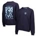 Men's Navy Manchester City Oversized Raglan Pullover Sweatshirt