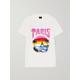 Balenciaga - Printed Cotton-jersey T-shirt - White