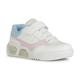 Sneaker GEOX "J ILLUMINUS GIRL A" Gr. 35, pink (weiß, pink) Kinder Schuhe Sneaker