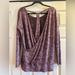 Athleta Sweaters | Athleta Long Sleeve Sweater With T-Strap Crossover Back, Sz S | Color: Purple | Size: S