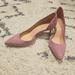 J. Crew Shoes | J.Crew Lucie Suede Kitten Heel Pumps | Color: Pink | Size: 7.5