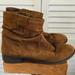 American Eagle Outfitters Shoes | Euc Genuine Cow Suede Brown American Eagle Outfitters Ankle Boot/Booties Size 9 | Color: Brown | Size: 9