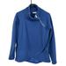 Athleta Tops | Athleta Womens Pullover Blue Size Small Cozy Karma Asymmetrical Fleece Lined | Color: Blue | Size: S