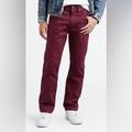 Levi's Jeans | Levi Strauss And Co. Nwt! 501xx Dark Red Levi's Original Riveted Jean Size 34 | Color: Red | Size: 34