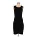 Athleta Casual Dress - Sheath Scoop Neck Sleeveless: Black Solid Dresses - Women's Size Small