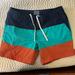 J. Crew Swim | J Crew Men’s Color Block Swim Trunks Size 33 | Color: Blue/Orange | Size: M