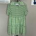 Urban Outfitters Dresses | 399 - Urban Outfitters Nwot Green & White Checkered Mini Dress, Size Medium | Color: Green/White | Size: M