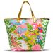 Lilly Pulitzer Bags | Lilly Pulitzer For Target Nosey Posey Tote, Beach, Chevron, Limited Edition | Color: Green/Pink | Size: Os