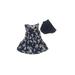 Carter's Dress - A-Line: Blue Floral Skirts & Dresses - Size 6 Month