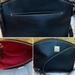 Dooney & Bourke Bags | D&B Black Leather Crossbody Red Interior Euc | Color: Black/Red | Size: Os