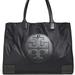 Tory Burch Bags | Authentic Nwt Tory Burch Ella Logo Large Nylon Tote Shopper Bag Black | Color: Black | Size: * H 13" X L 17" X D 4.8"